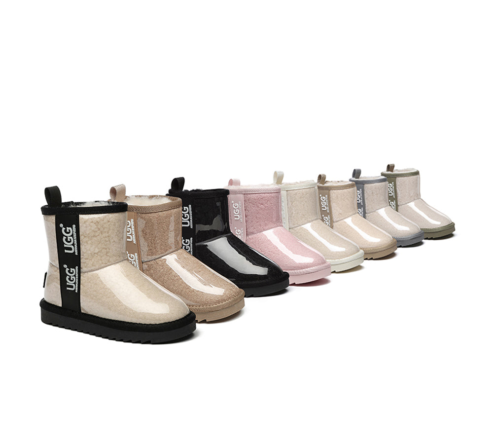 AUSTRALIAN SHEPHERDยฎ UGG Boots Kids Clear Waterproof Shearling Coated Classic - UGG EXPRESS