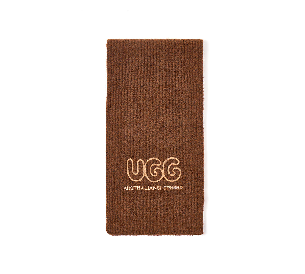 AUSTRALIAN SHEPHERDยฎ Knit Wool Scarf Velin UGG AUSTRALIAN SHEPHERD