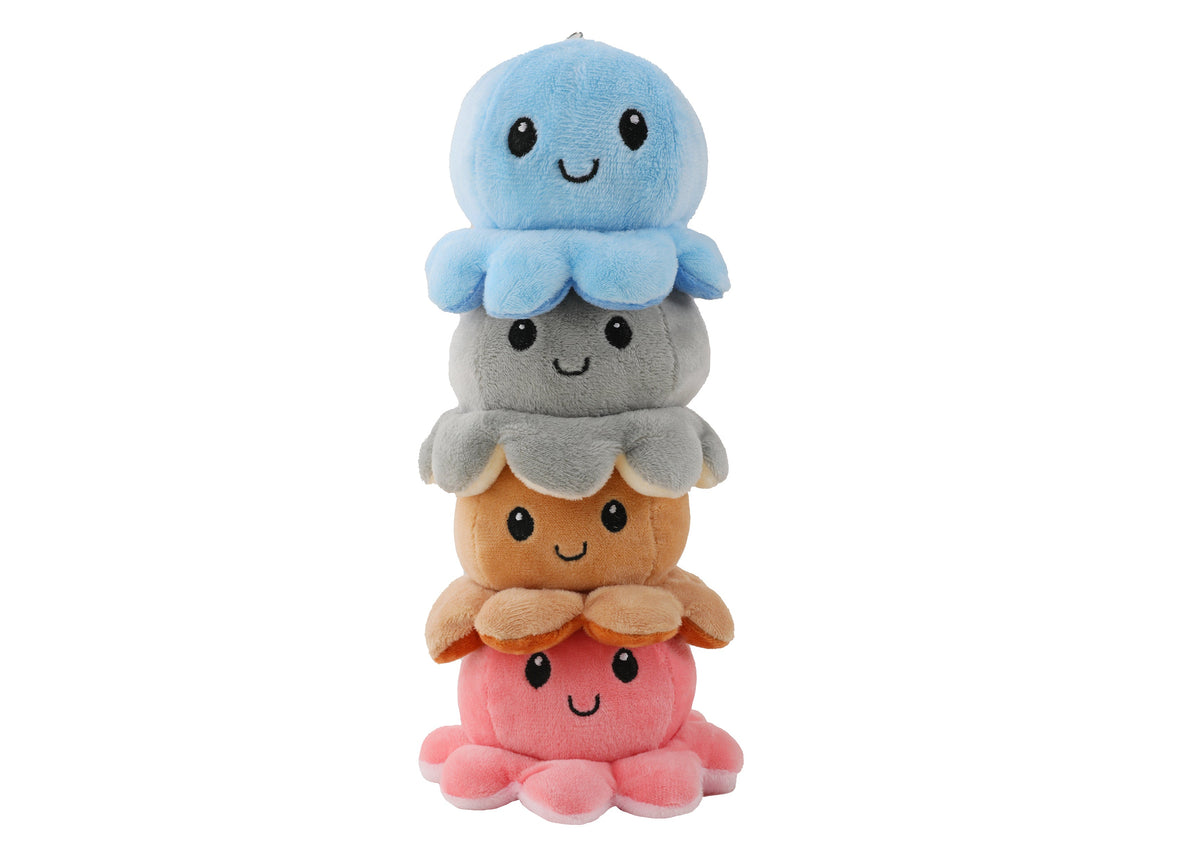 Flip Octopus Plush Key Chain Large