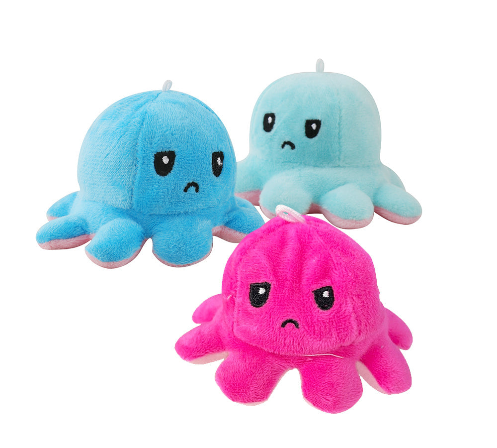 Flip Octopus Plush Key Chain Small