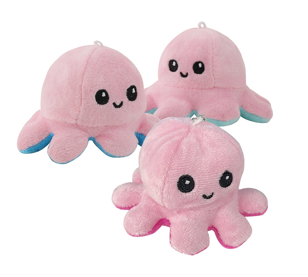 Flip Octopus Plush Key Chain Small