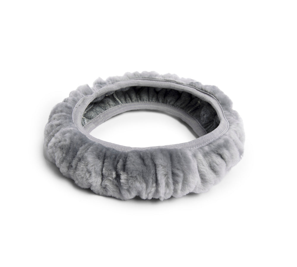 Lambskin Car Steering Wheel Cover