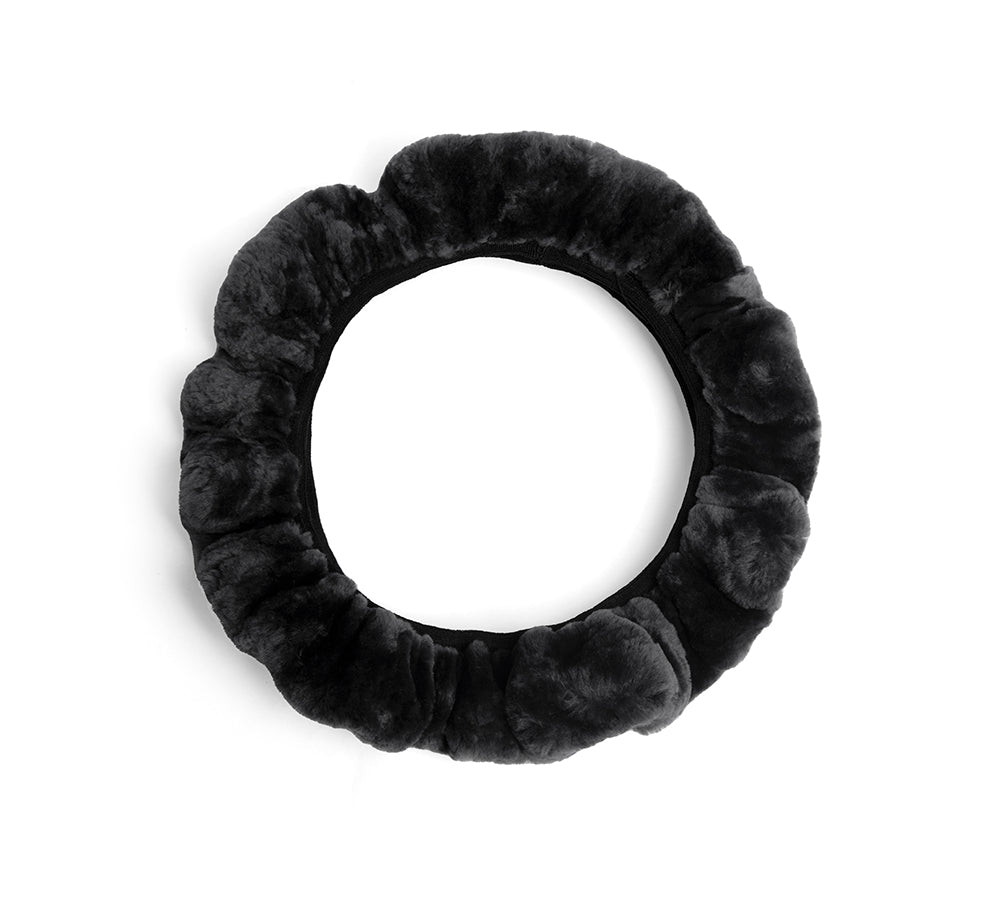 Lambskin Car Steering Wheel Cover