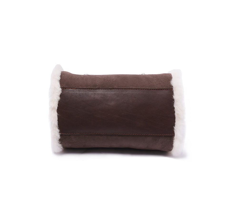 Women Small Hand Carry Zip Barrell Bag