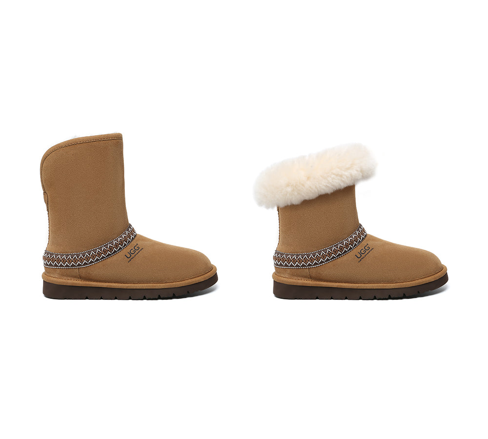 AUSTRALIAN SHEPHERD® UGG Boots Sheepskin Wool Knitted Isleen UGG AUSTRALIAN SHEPHERD