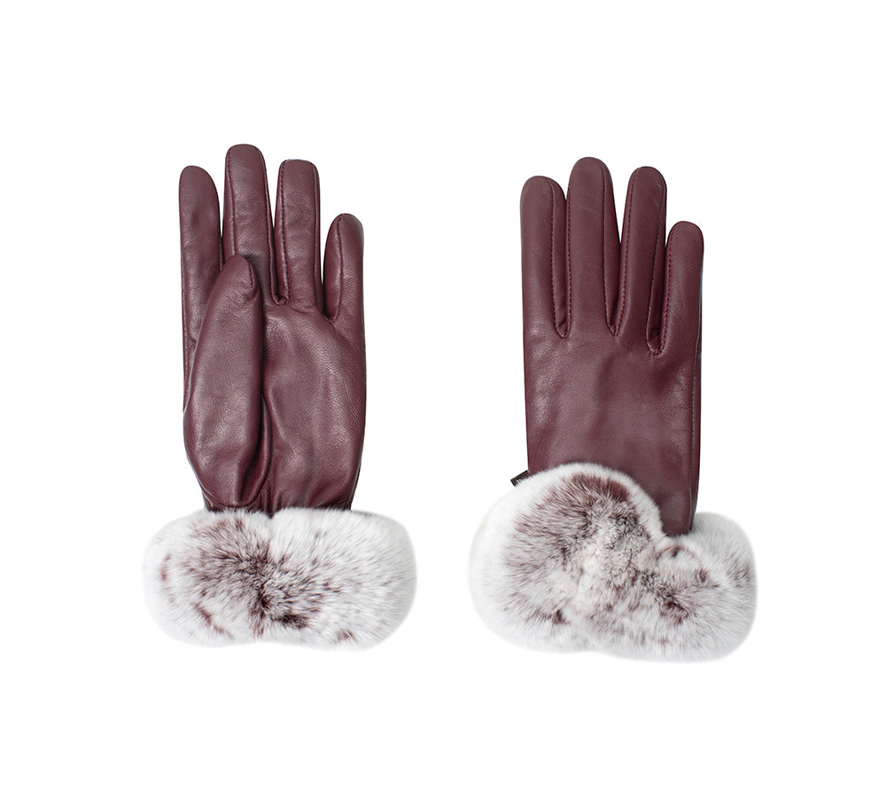 AUSTRALIAN SHEPHERD® Ladies Gloves Fluffy Sheepskin Wool Lennon Gloves UGG AUSTRALIAN SHEPHERD
