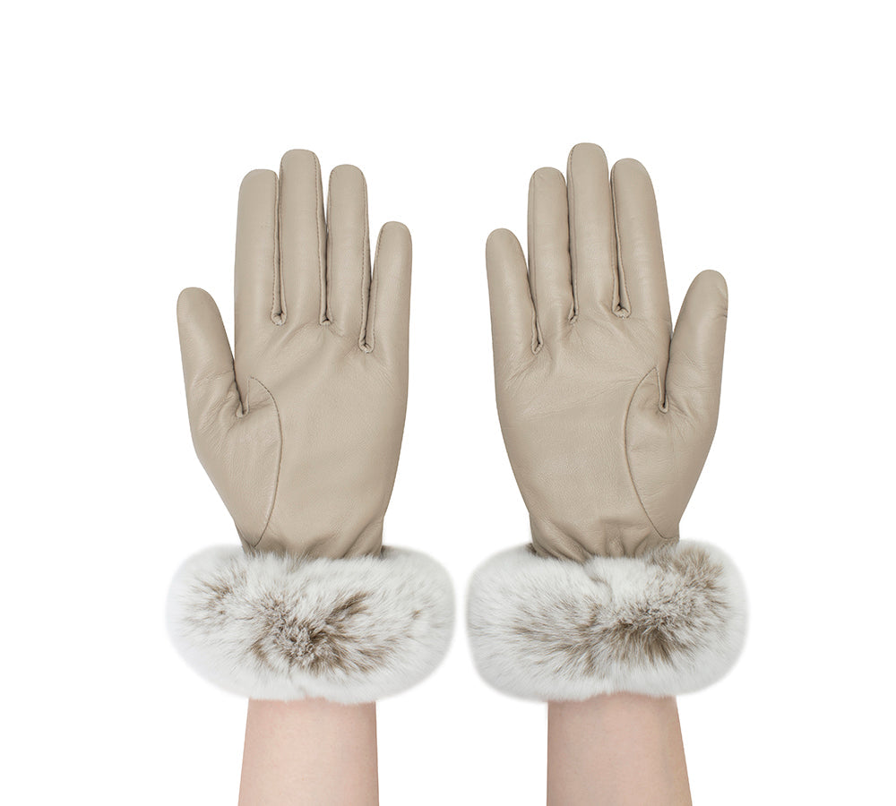 AUSTRALIAN SHEPHERD® Ladies Gloves Fluffy Sheepskin Wool Lennon Gloves UGG AUSTRALIAN SHEPHERD