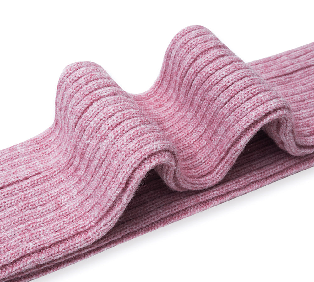 EVERAU® Women Stretchy Ribbed Knit Thick Leg Warmers EVERAU