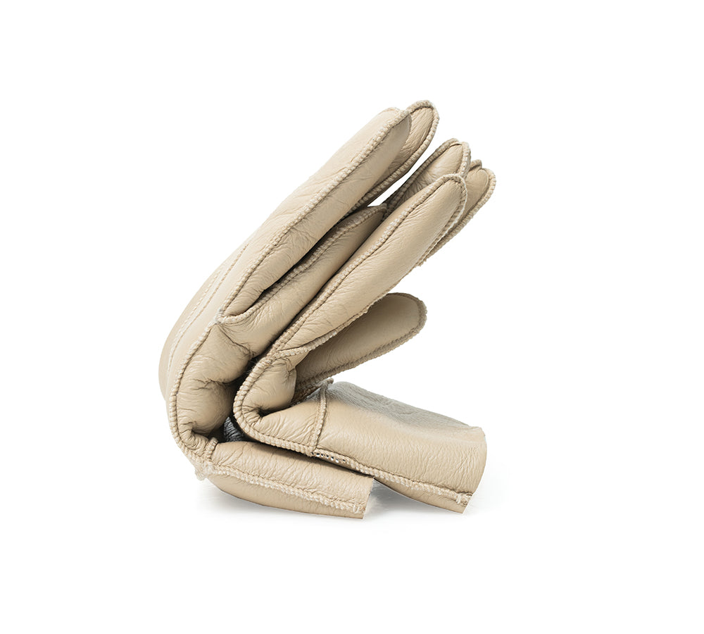 AUSTRALIAN SHEPHERD® Leather Fluffy Stitching Gloves UGG AUSTRALIAN SHEPHERD