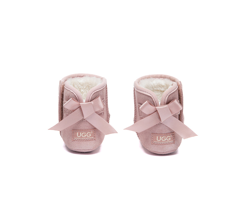 AUSTRALIAN SHEPHERD® UGG Boots Baby Booties Back Bow Gift Set Ribelle UGG AUSTRALIAN SHEPHERD