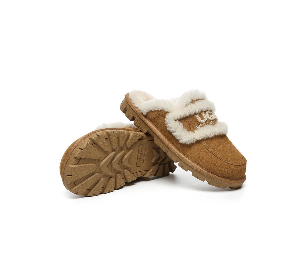 AUSTRALIAN SHEPHERD® UGG Slippers Women Shearling Rilee