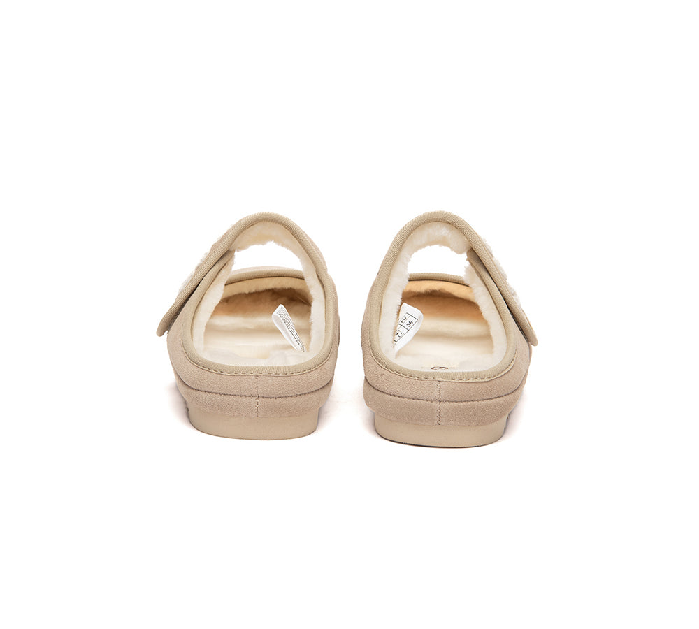 AUSTRALIAN SHEPHERD® UGG Slippers Sheepskin Wool Adjustable Strap Mary Jane Velly UGG AUSTRALIAN SHEPHERD