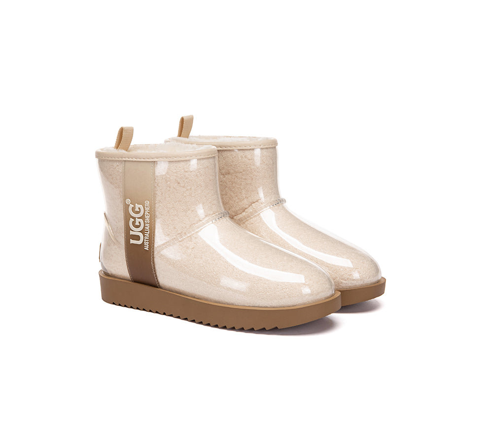 AUSTRALIAN SHEPHERD® UGG Boots Women Clear Waterproof Shearling Coated Neo UGG AUSTRALIAN SHEPHERD