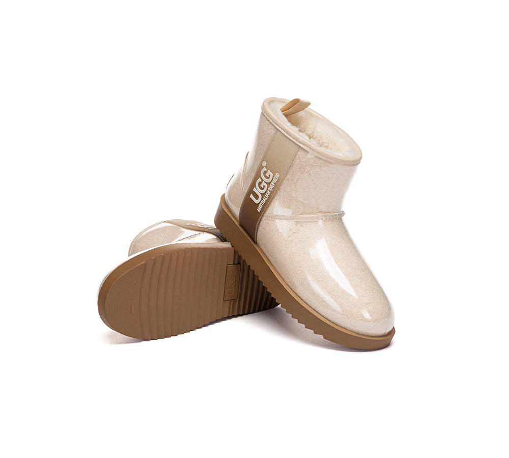 AUSTRALIAN SHEPHERD® UGG Boots Women Clear Waterproof Shearling Coated Neo UGG AUSTRALIAN SHEPHERD
