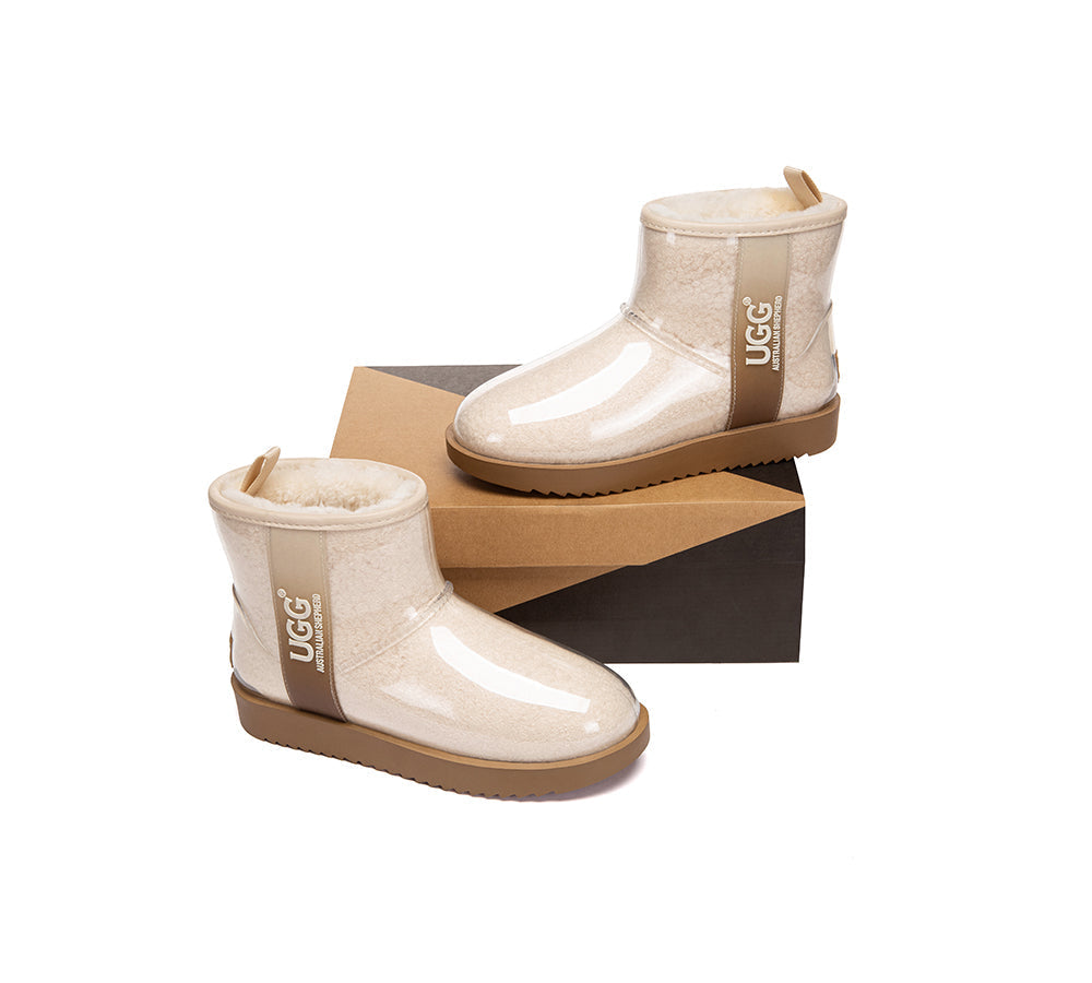 AUSTRALIAN SHEPHERD® UGG Boots Women Clear Waterproof Shearling Coated Neo UGG AUSTRALIAN SHEPHERD