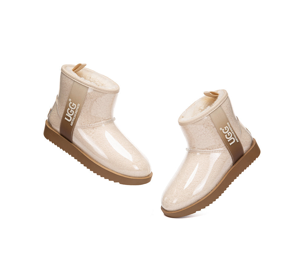 AUSTRALIAN SHEPHERD® UGG Boots Women Clear Waterproof Shearling Coated Neo UGG AUSTRALIAN SHEPHERD