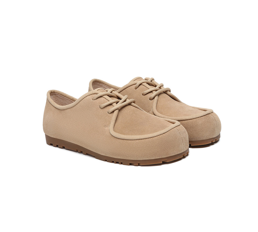 EVERAU® Women Slippers Suede Lace Up Brandon EVERAU