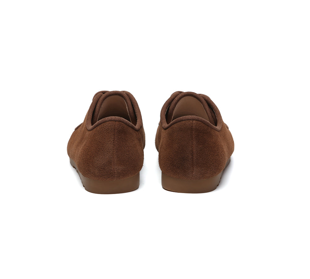 EVERAU® Women Slippers Suede Lace Up Brandon EVERAU