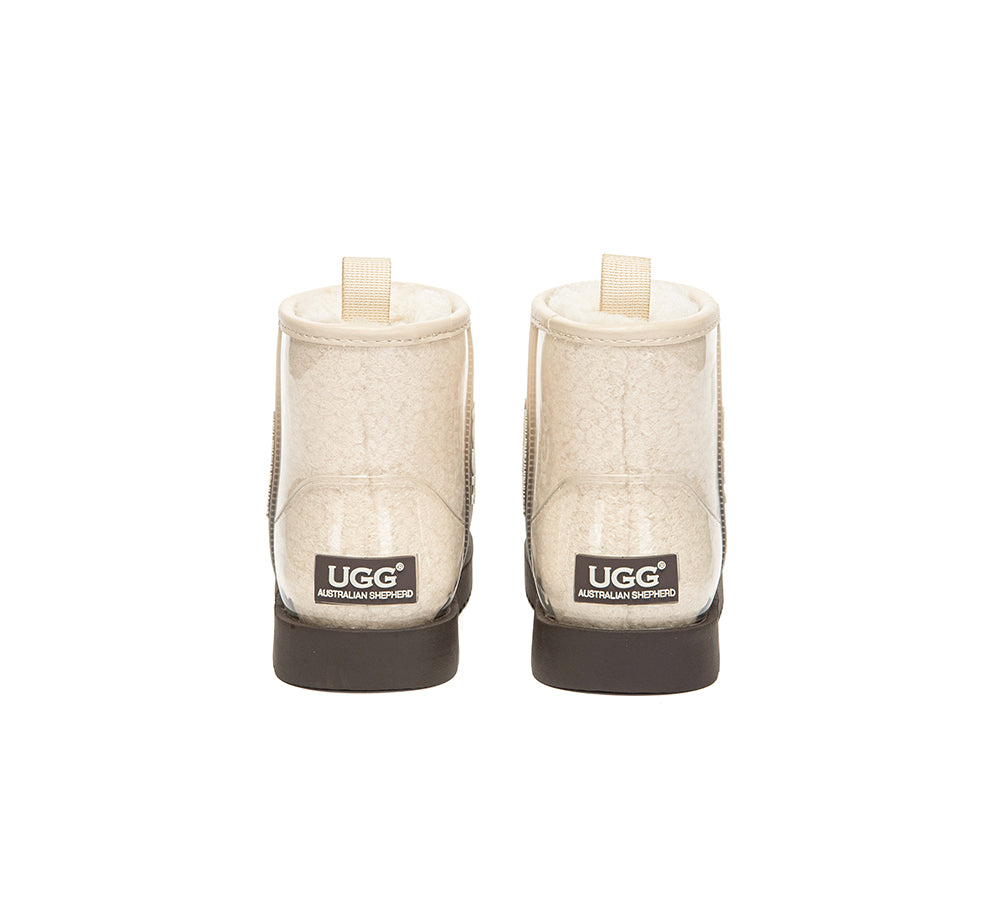 AUSTRALIAN SHEPHERD® UGG Boots Women Clear Waterproof Shearling Coated Neo UGG AUSTRALIAN SHEPHERD