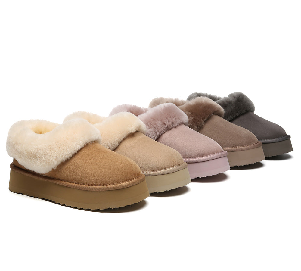 AUSTRALIAN SHEPHERD® UGG Slippers Women Platform Clarrie
