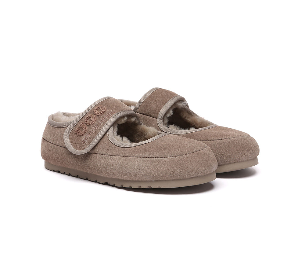 AUSTRALIAN SHEPHERD® UGG Slippers Sheepskin Wool Adjustable Strap Velvi UGG AUSTRALIAN SHEPHERD