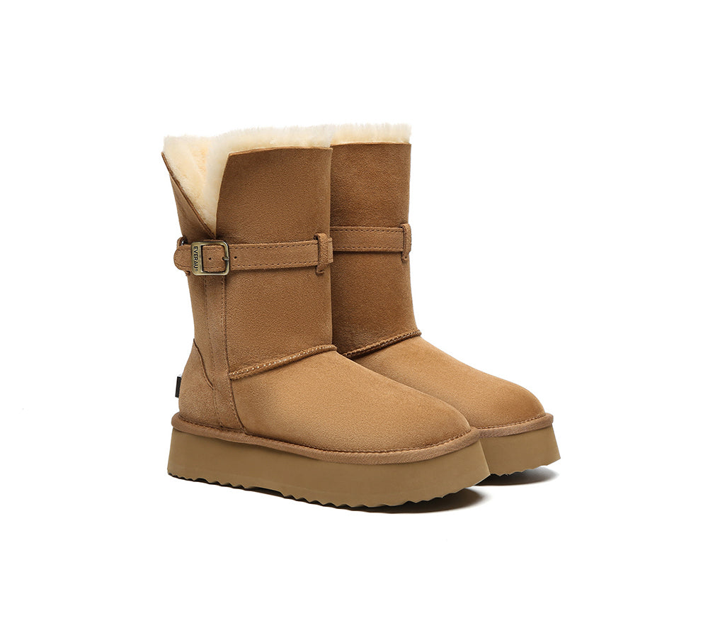 UGG EVERAU® UGG Boots Women Platform Short Valerie