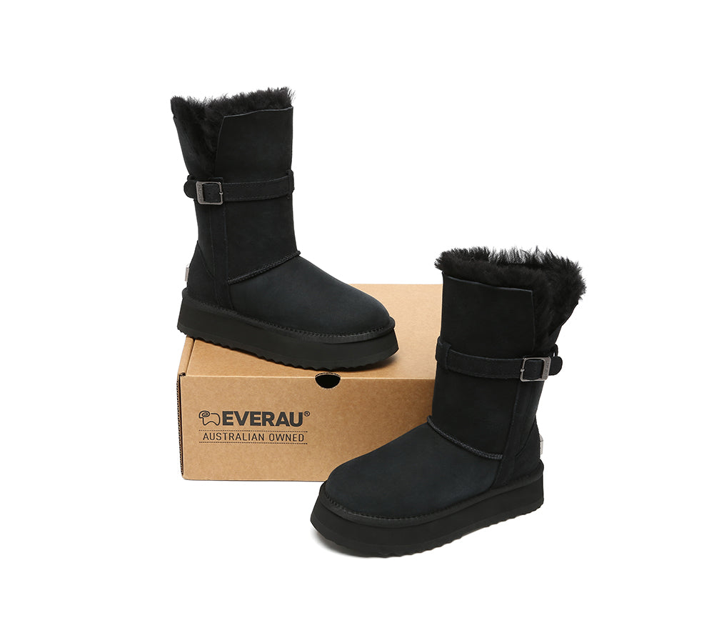 UGG EVERAU® UGG Boots Women Platform Short Valerie
