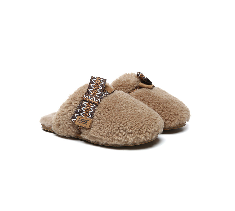 AUSTRALIAN SHEPHERD® UGG Slippers Women Bow Cecil