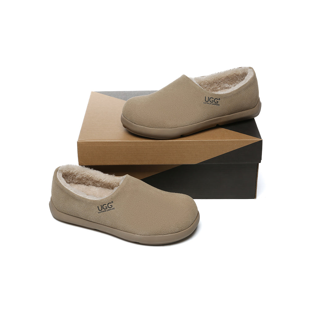 AUSTRALIAN SHEPHERD® UGG Slippers Sheepskin Wool Ankle Clog Brett UGG AUSTRALIAN SHEPHERD