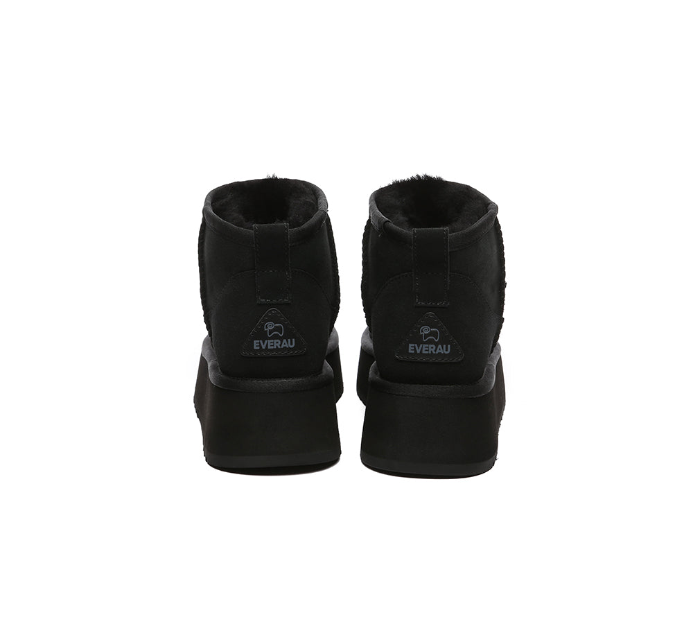 EVERAU?? UGG Boots Sheepskin Wool Ankle Ultra Mini Platform - UGG EXPRESS