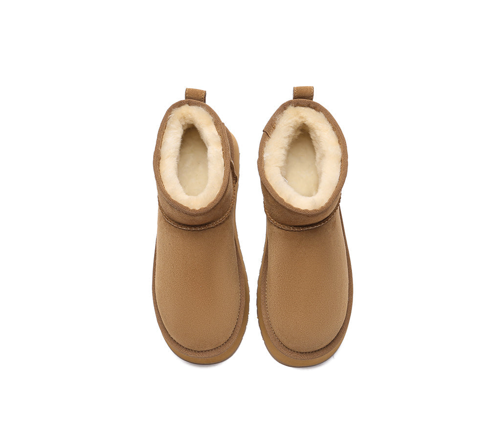 EVERAU?? UGG Boots Sheepskin Wool Ankle Ultra Mini Platform - UGG EXPRESS