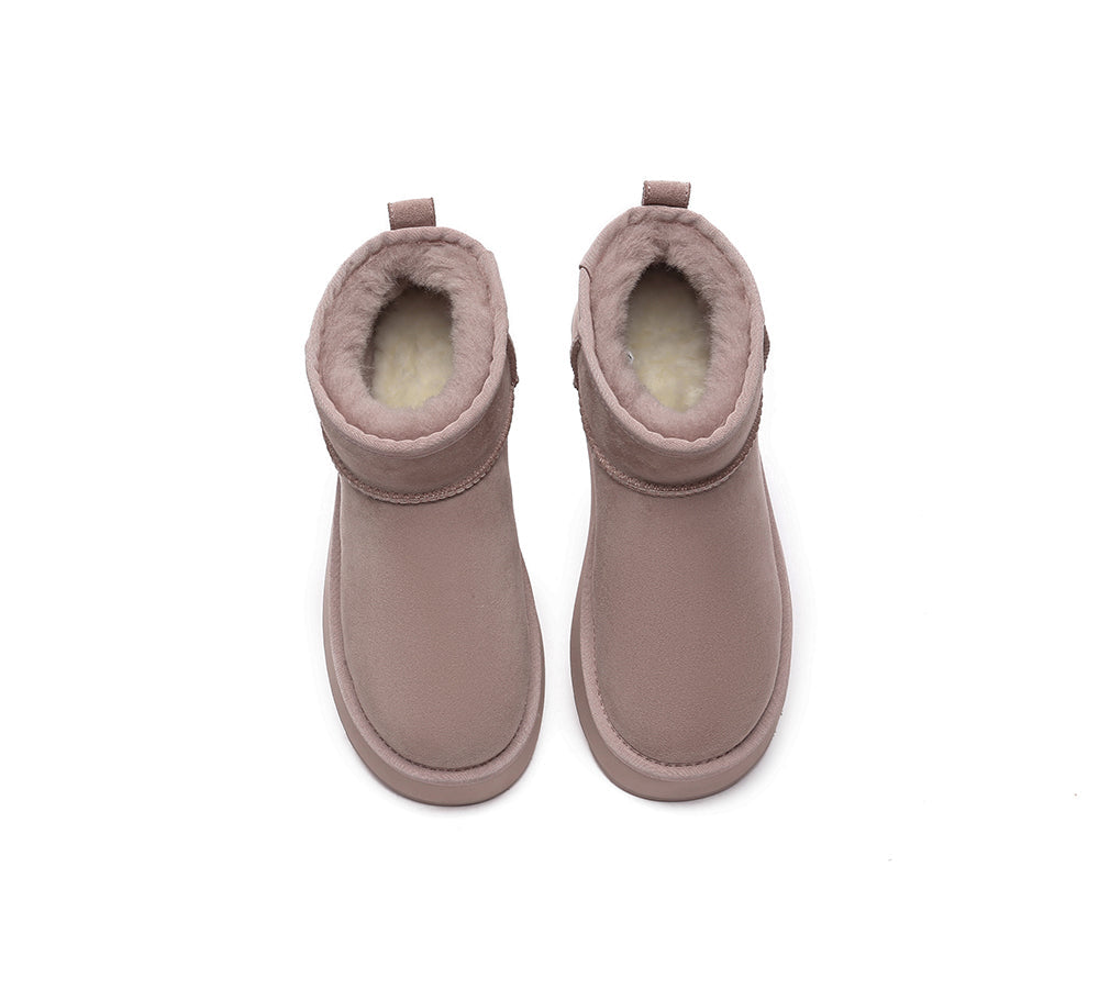 EVERAU?? UGG Boots Sheepskin Wool Ankle Ultra Mini Platform - UGG EXPRESS