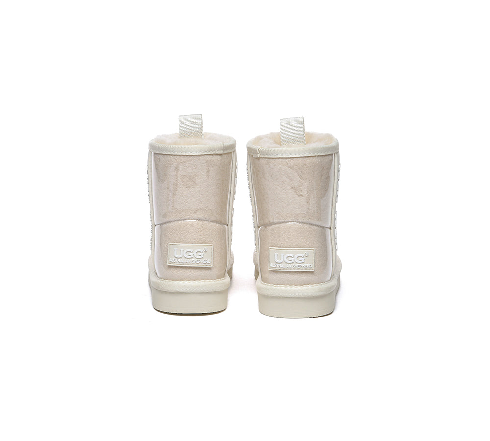 AUSTRALIAN SHEPHERD® UGG Boots Kids Clear Waterproof Shearling Coated Classic - UGG EXPRESS