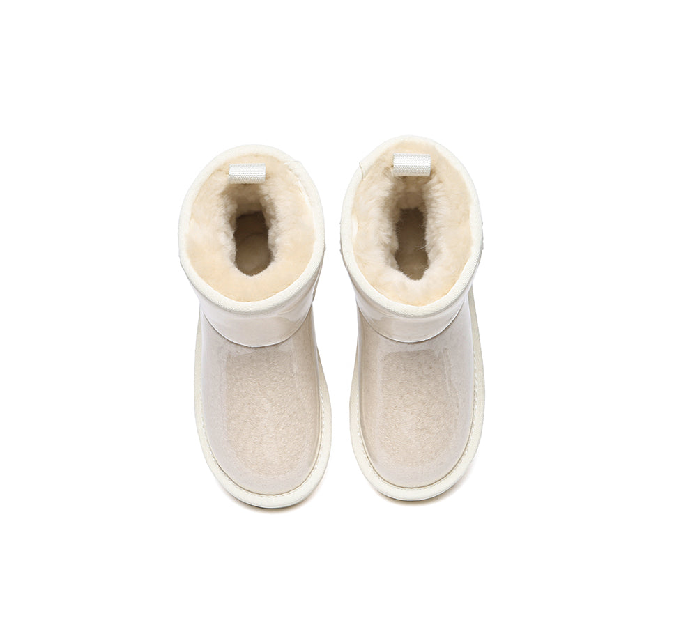 AUSTRALIAN SHEPHERD® UGG Boots Kids Clear Waterproof Shearling Coated Classic - UGG EXPRESS