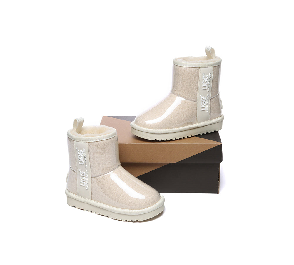 AUSTRALIAN SHEPHERD® UGG Boots Kids Clear Waterproof Shearling Coated Classic - UGG EXPRESS