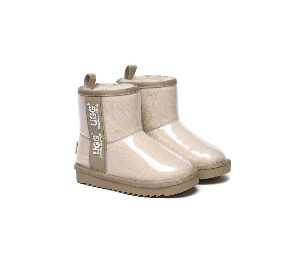 AUSTRALIAN SHEPHERD® UGG Boots Kids Clear Waterproof Shearling Coated Classic - UGG EXPRESS