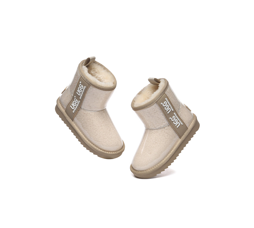 AUSTRALIAN SHEPHERD® UGG Boots Kids Clear Waterproof Shearling Coated Classic - UGG EXPRESS
