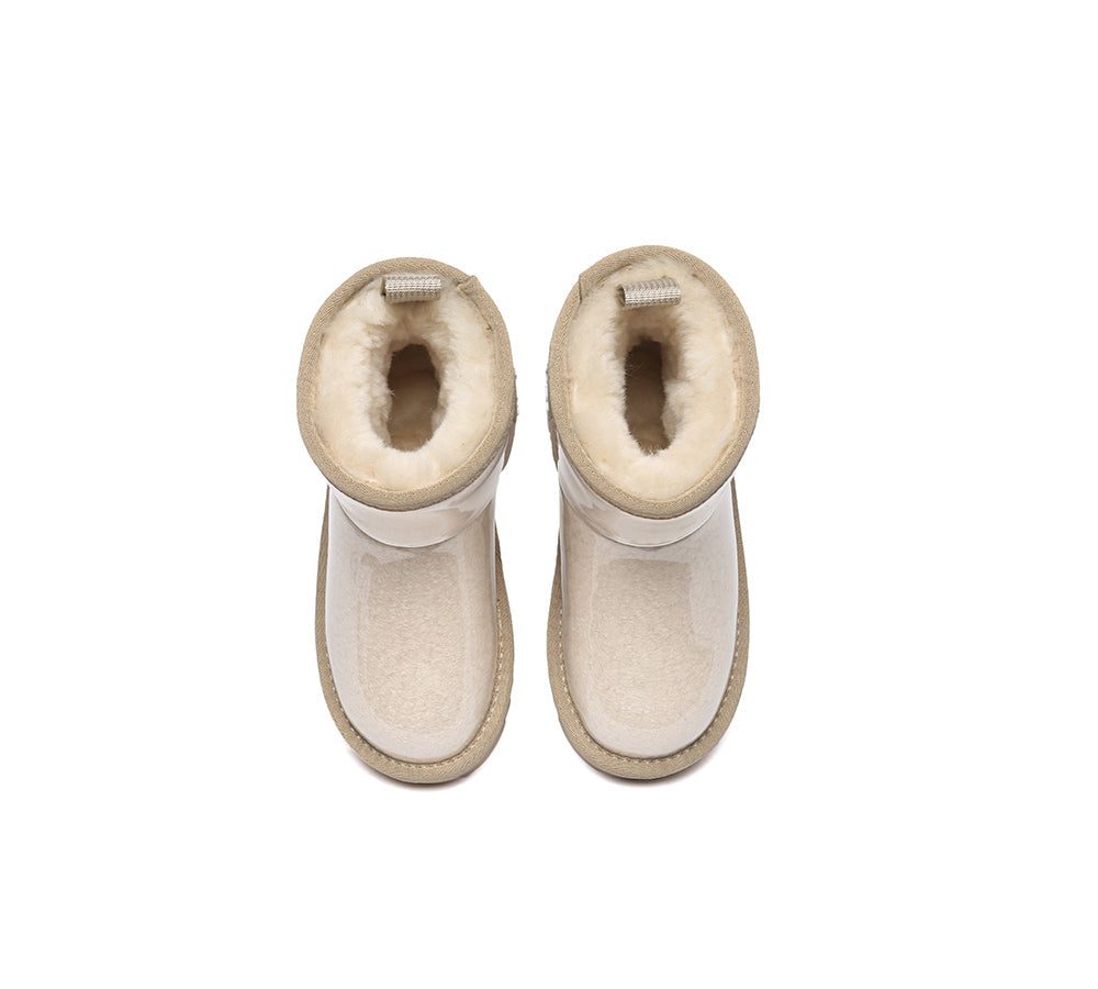 AUSTRALIAN SHEPHERD® UGG Boots Kids Clear Waterproof Shearling Coated Classic - UGG EXPRESS