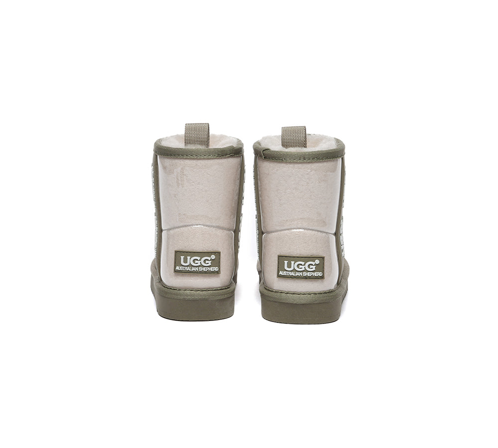 AUSTRALIAN SHEPHERD® UGG Boots Kids Clear Waterproof Shearling Coated Classic - UGG EXPRESS