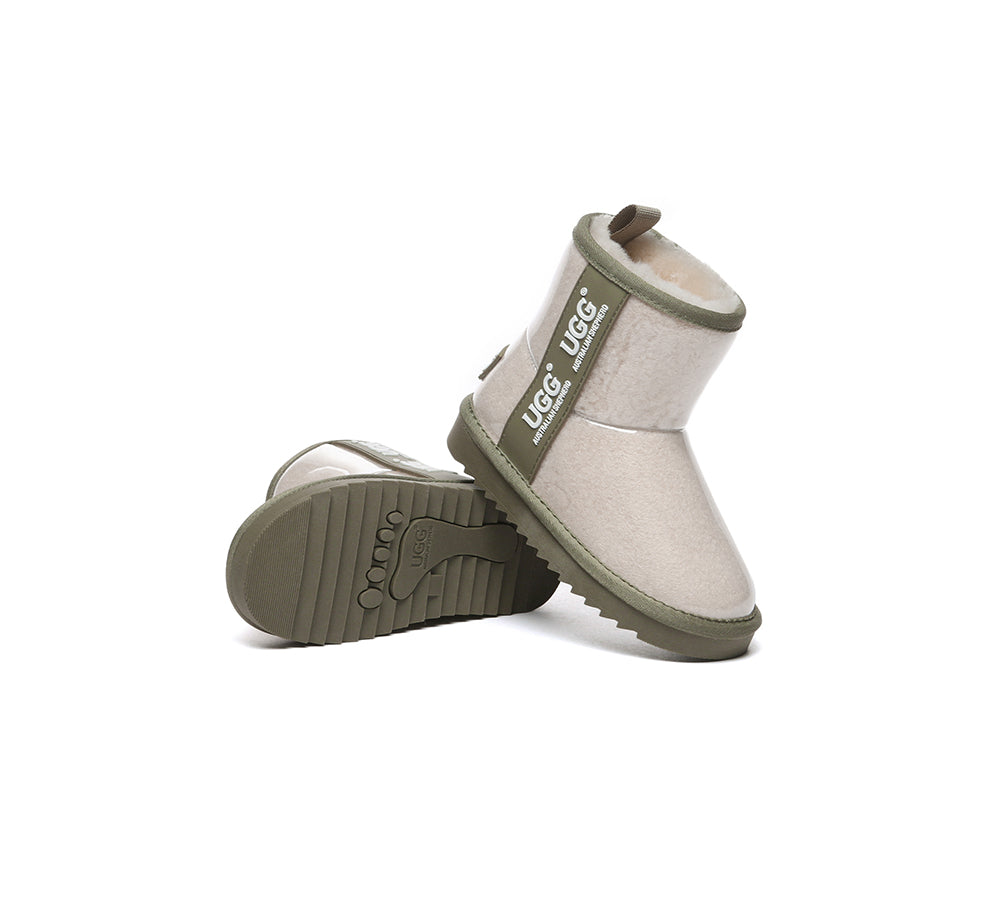 AUSTRALIAN SHEPHERD® UGG Boots Kids Clear Waterproof Shearling Coated Classic - UGG EXPRESS