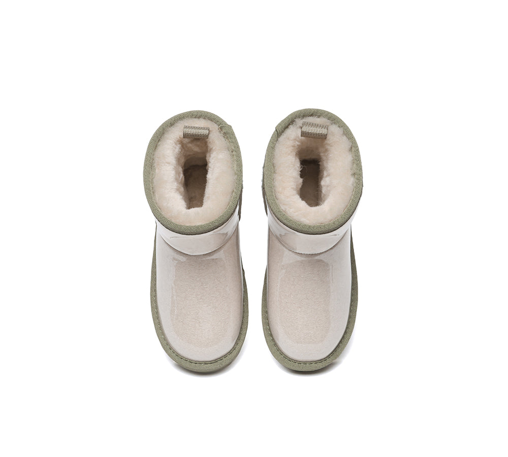 AUSTRALIAN SHEPHERD® UGG Boots Kids Clear Waterproof Shearling Coated Classic - UGG EXPRESS