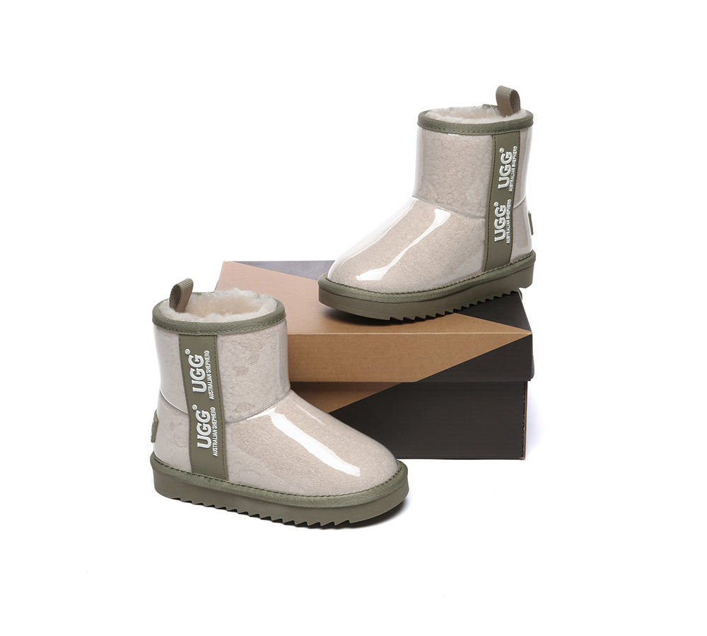 AUSTRALIAN SHEPHERD® UGG Boots Kids Clear Waterproof Shearling Coated Classic - UGG EXPRESS