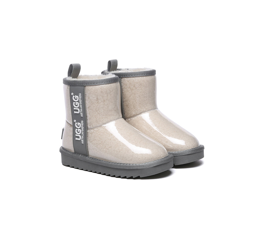 AUSTRALIAN SHEPHERD® UGG Boots Kids Clear Waterproof Shearling Coated Classic - UGG EXPRESS