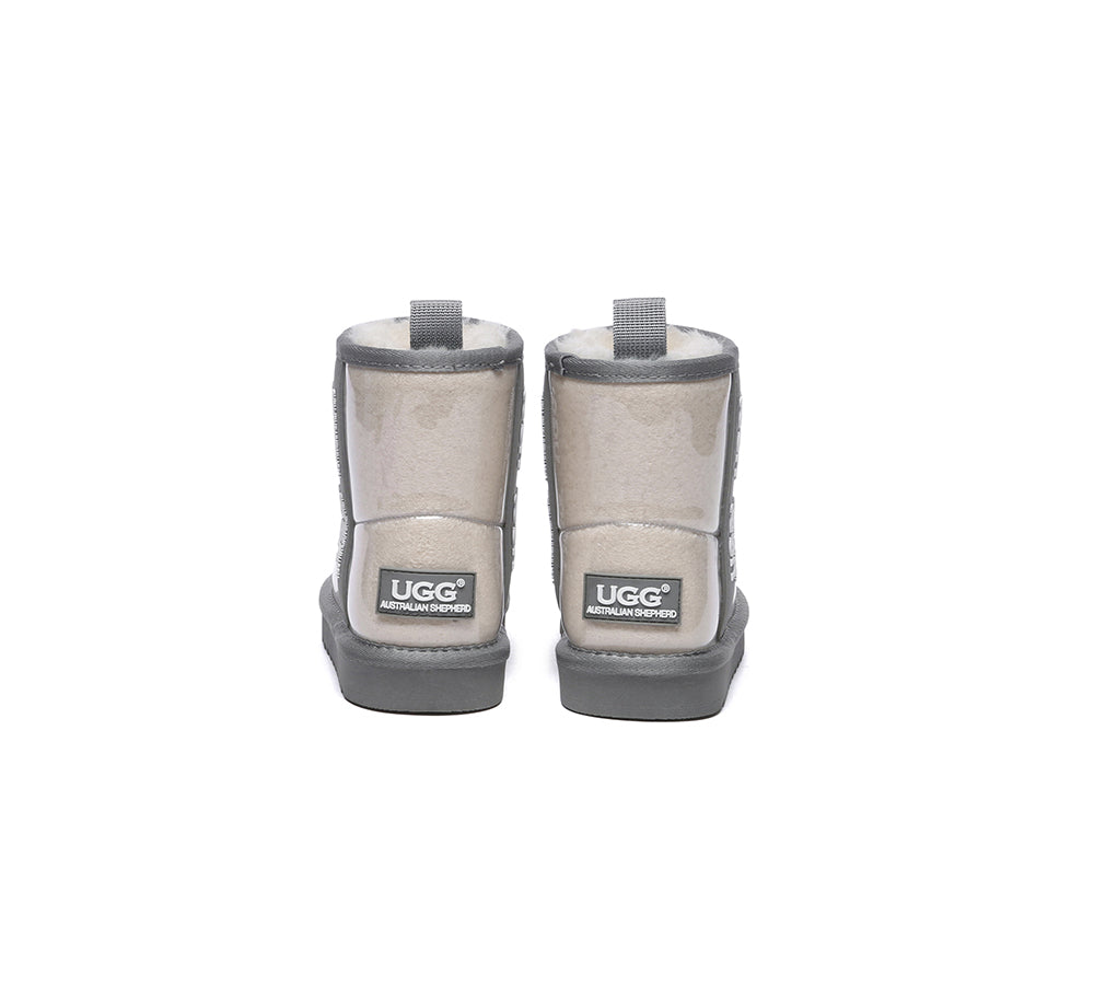 AUSTRALIAN SHEPHERD® UGG Boots Kids Clear Waterproof Shearling Coated Classic - UGG EXPRESS