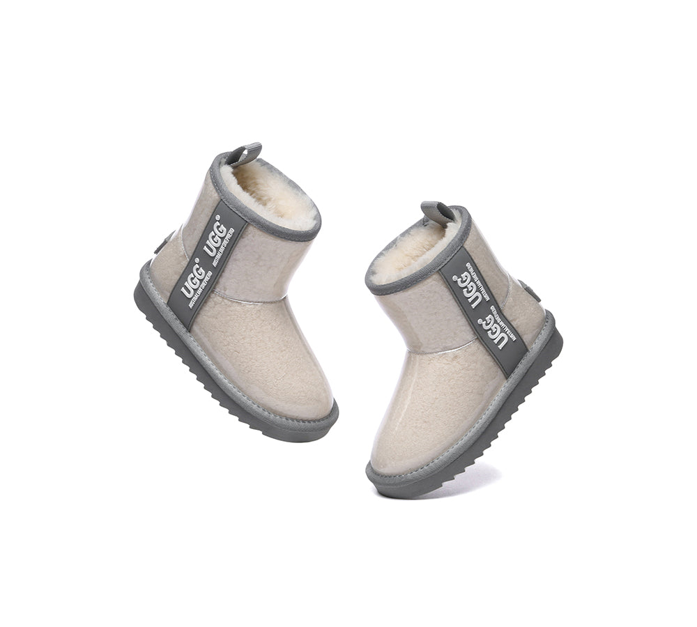 AUSTRALIAN SHEPHERD® UGG Boots Kids Clear Waterproof Shearling Coated Classic - UGG EXPRESS