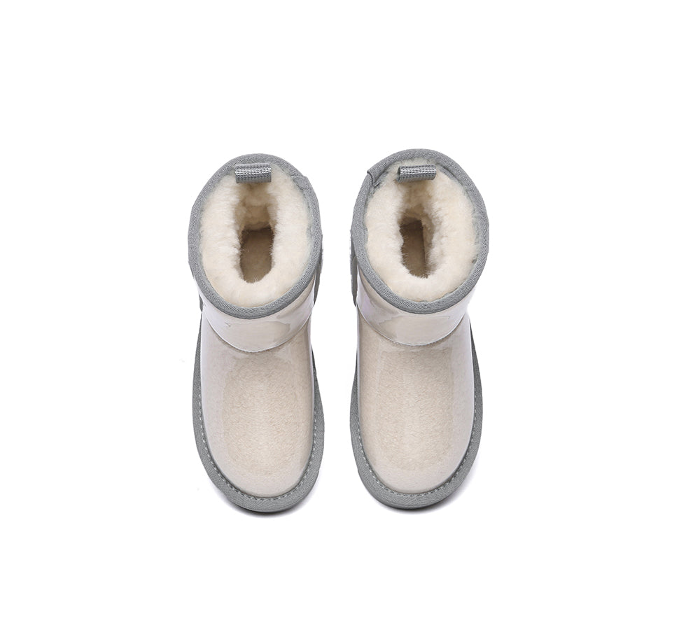 AUSTRALIAN SHEPHERD® UGG Boots Kids Clear Waterproof Shearling Coated Classic - UGG EXPRESS