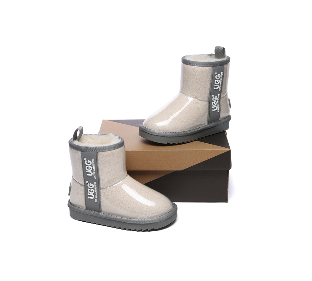 AUSTRALIAN SHEPHERD® UGG Boots Kids Clear Waterproof Shearling Coated Classic - UGG EXPRESS