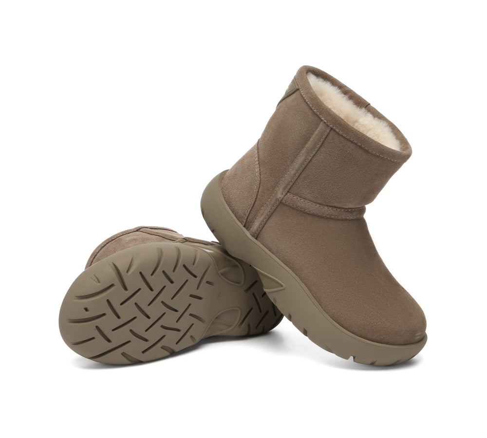 AUSTRALIAN SHEPHERD® UGG Boots Mid Calf Chunky Short Classic Salma