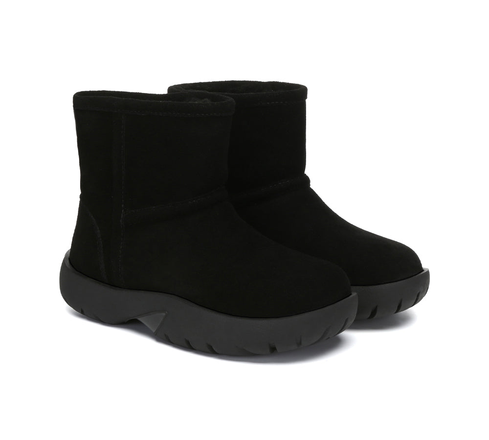AUSTRALIAN SHEPHERD® UGG Boots Mid Calf Chunky Short Classic Salma