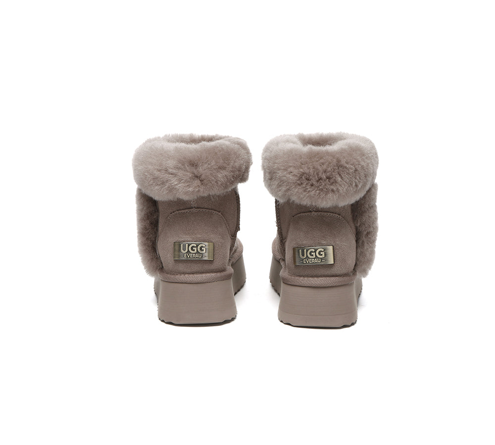 UGG EVERAU® UGG Boots Women Shearling Mini Platform Kazzi
